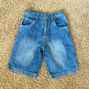 3 for $15 🍉 Boys Blue Denim Jeans Shorts with Adjustable Waist, Size 4T